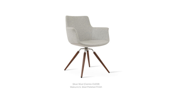 Bottega Carrot Swivel Armchair by Soho Concept