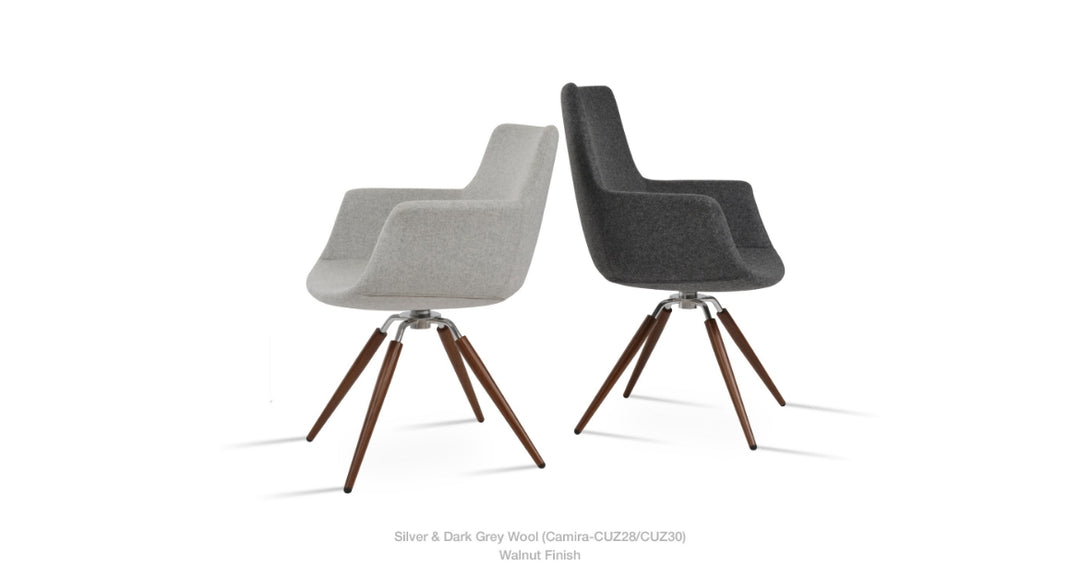 Bottega Carrot Swivel Armchair by Soho Concept