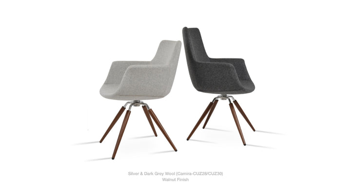 Bottega Carrot Swivel Armchair by Soho Concept