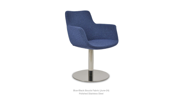 Bottega Round Swivel Armchair by Soho Concept