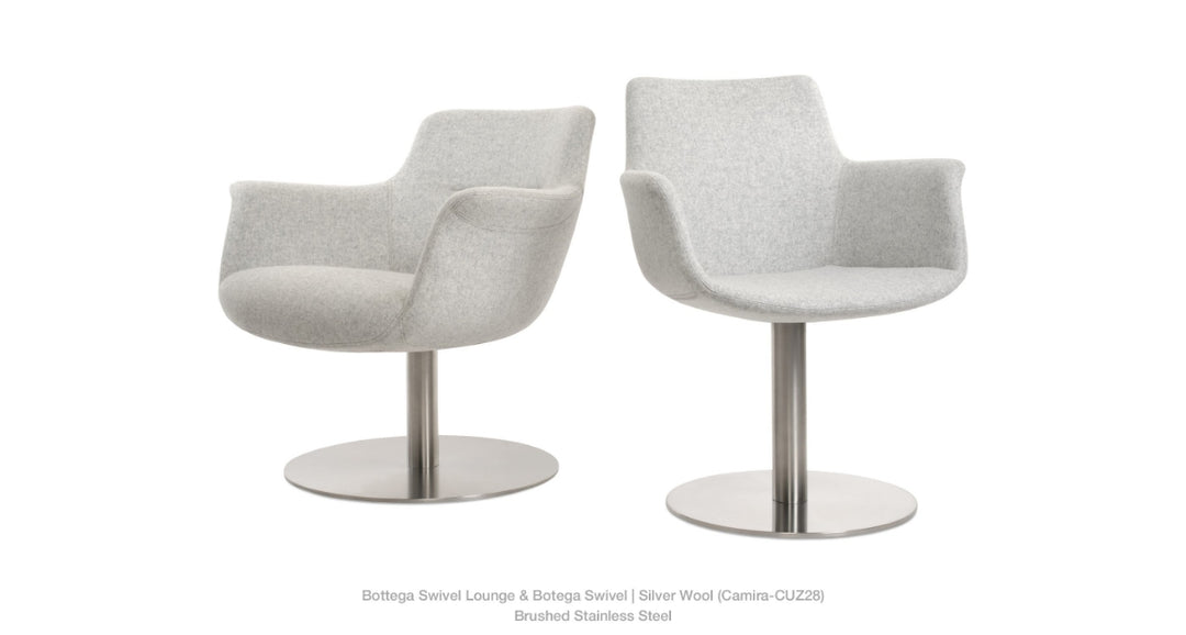 Bottega Round Swivel Armchair by Soho Concept