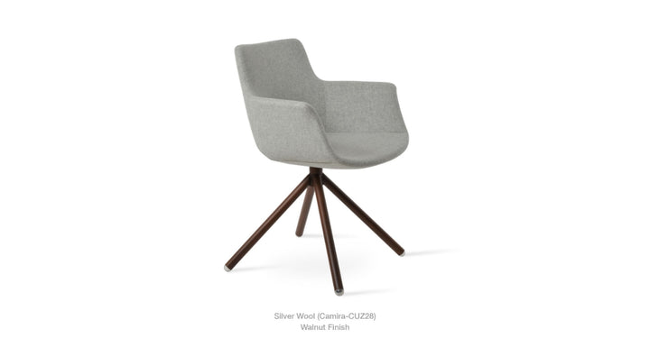 Bottega Stick Swivel Armchair by Soho Concept