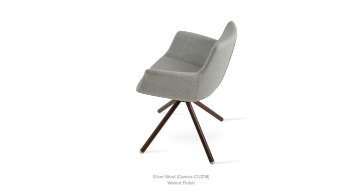 Bottega Stick Swivel Armchair by Soho Concept