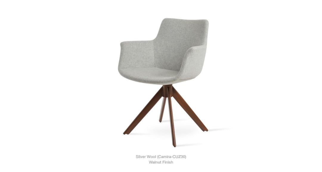 Bottega Sword Swivel Armchair by Soho Concept
