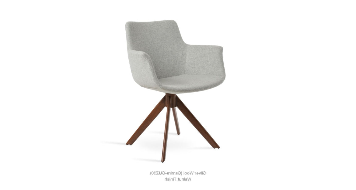 Bottega Sword Swivel Armchair by Soho Concept