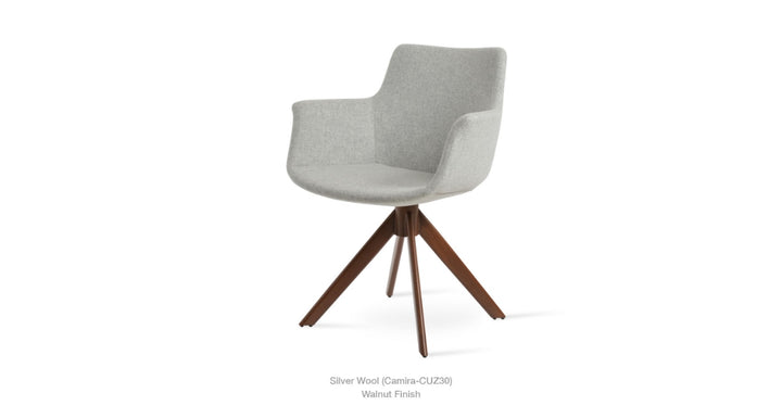 Bottega Sword Swivel Armchair by Soho Concept