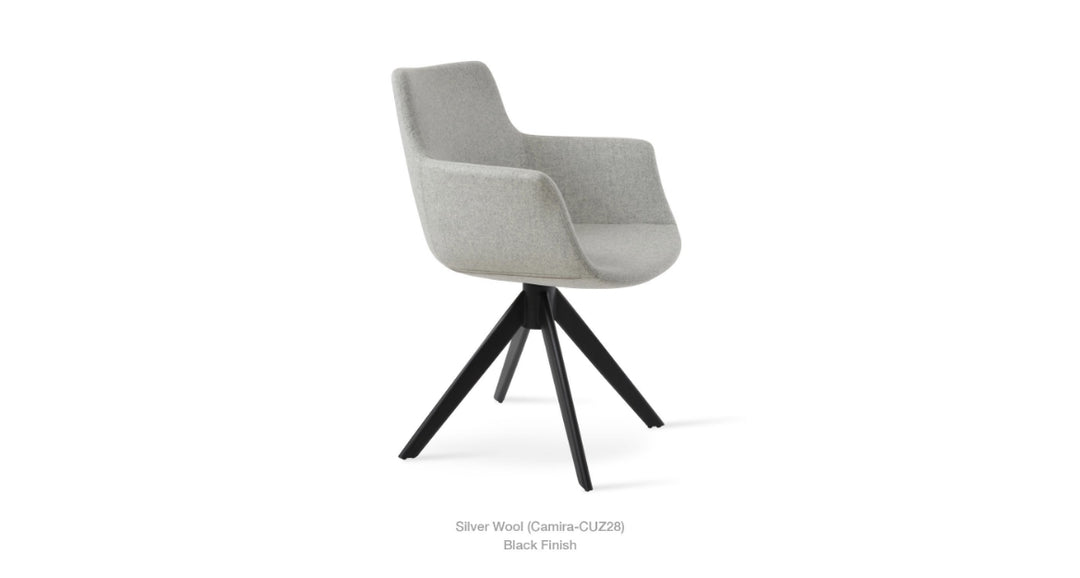 Bottega Sword Swivel Armchair by Soho Concept