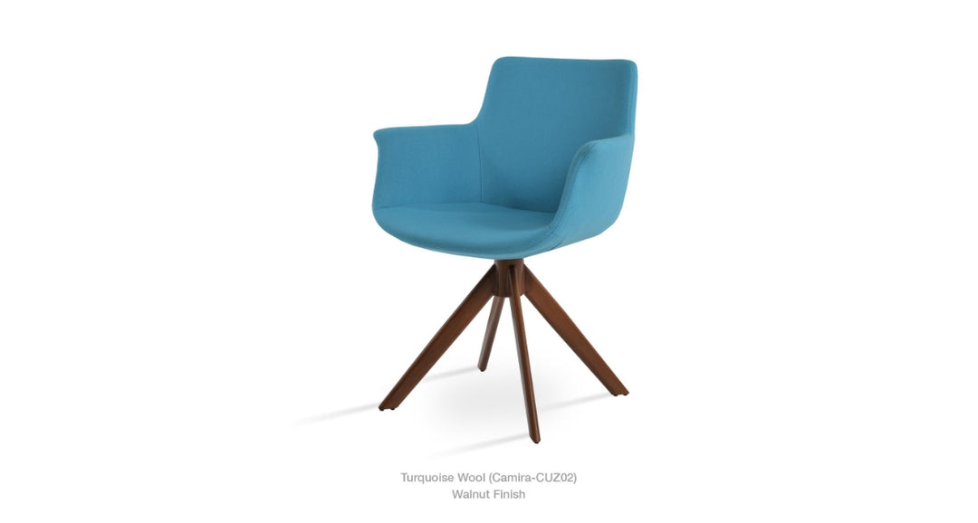 Bottega Sword Swivel Armchair by Soho Concept