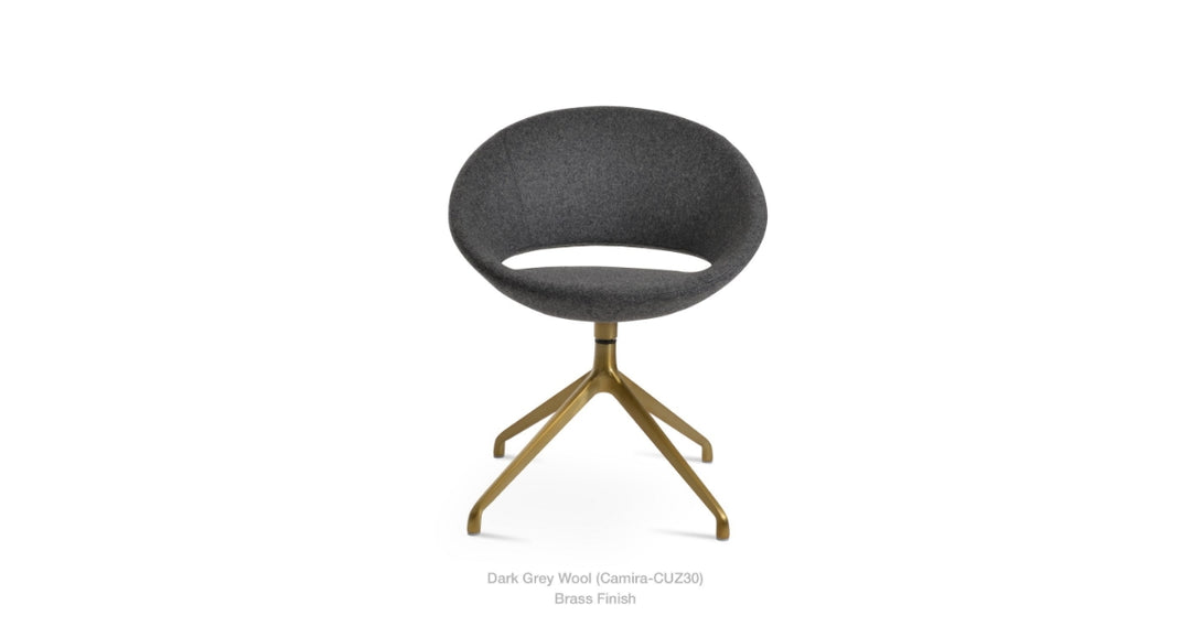 Crescent Spider Swivel Chair by Soho Concept