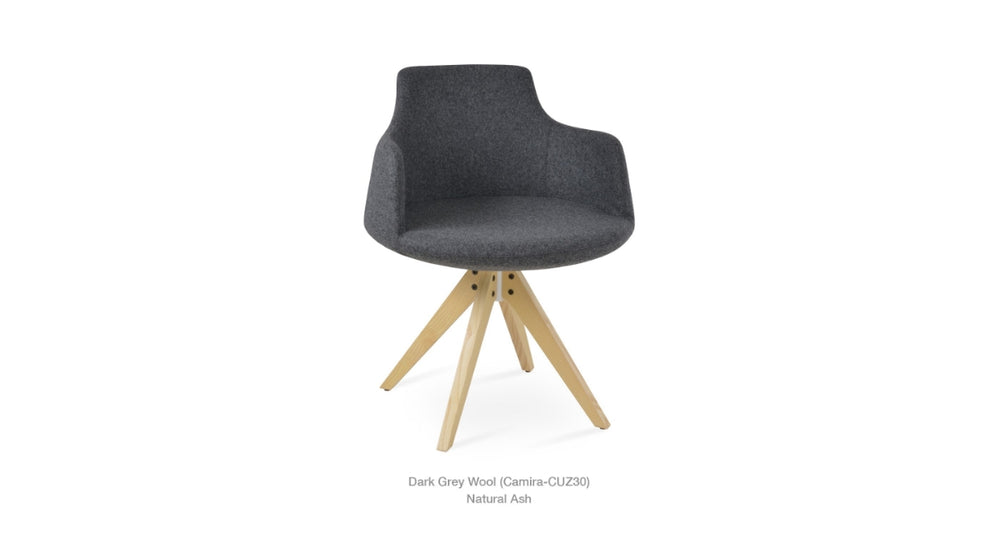 Dervish Pyramid Swivel Armchair by Soho Concept
