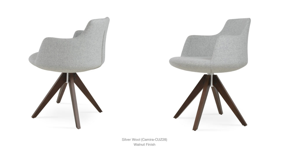 Dervish Pyramid Swivel Armchair by Soho Concept