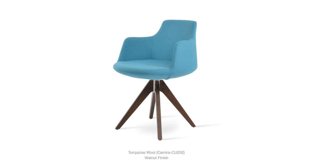 Dervish Pyramid Swivel Armchair by Soho Concept