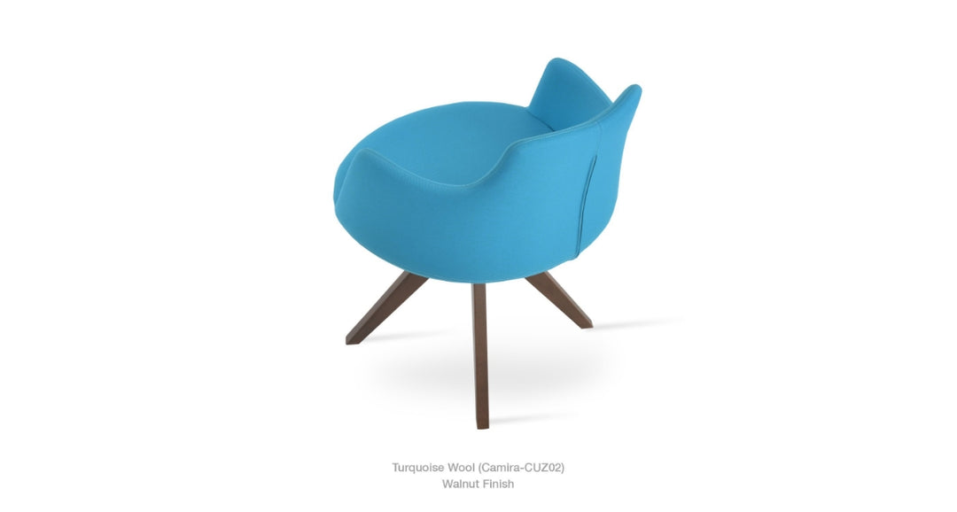 Dervish Pyramid Swivel Armchair by Soho Concept