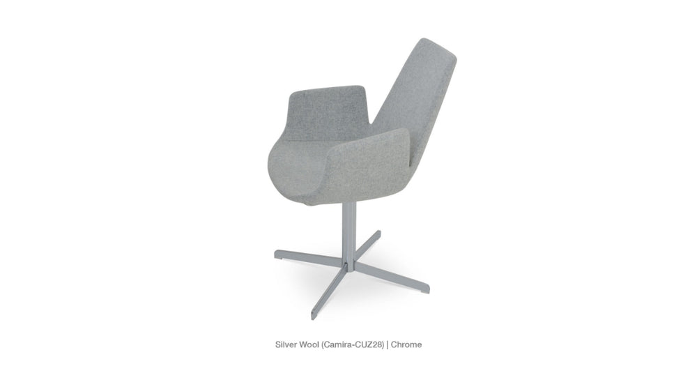 Eiffel 4 Star Swivel Armchair by Soho Concept