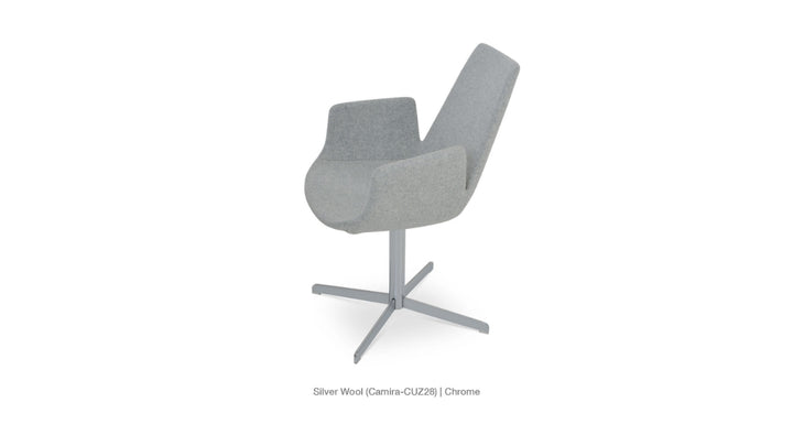 Eiffel 4 Star Swivel Armchair by Soho Concept