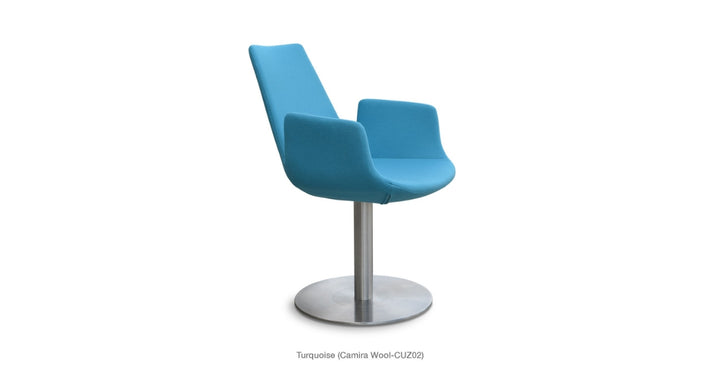 Eiffel Round Swivel Armchair by Soho Concept