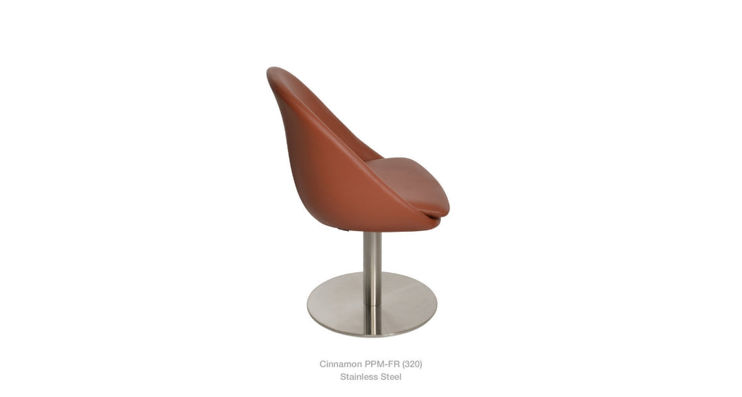 Avanos Round Swivel Chair by Soho Concept