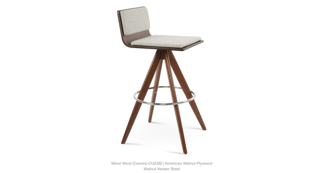 Corona Pyramid MW Plywood Seat Stool by Soho Concept