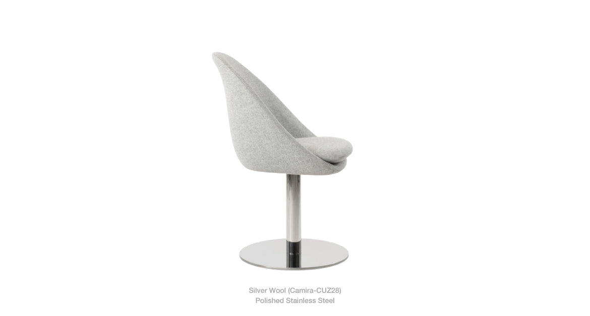 Avanos Round Swivel Chair by Soho Concept