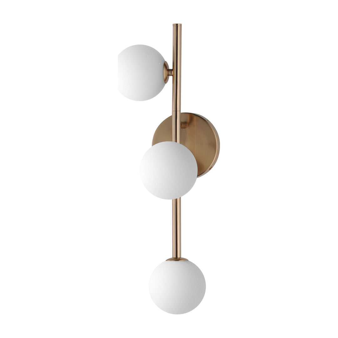 Contour 3-Light Wall Sconce by Studio M Lighting in Heritage