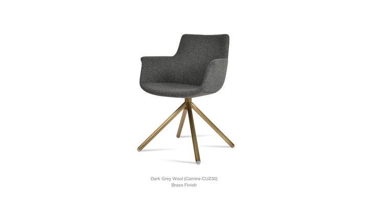 Bottega Stick Swivel Armchair by Soho Concept