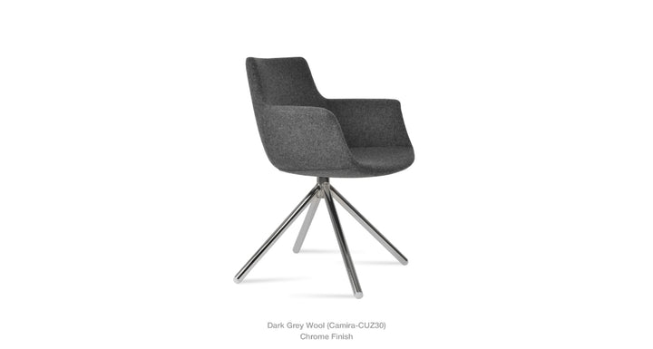 Bottega Stick Swivel Armchair by Soho Concept