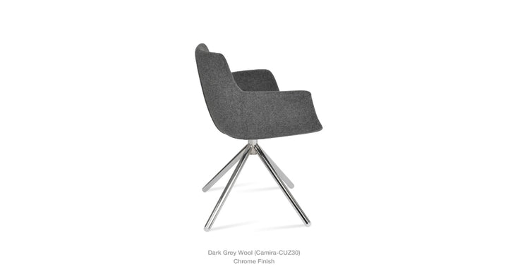 Bottega Stick Swivel Armchair by Soho Concept