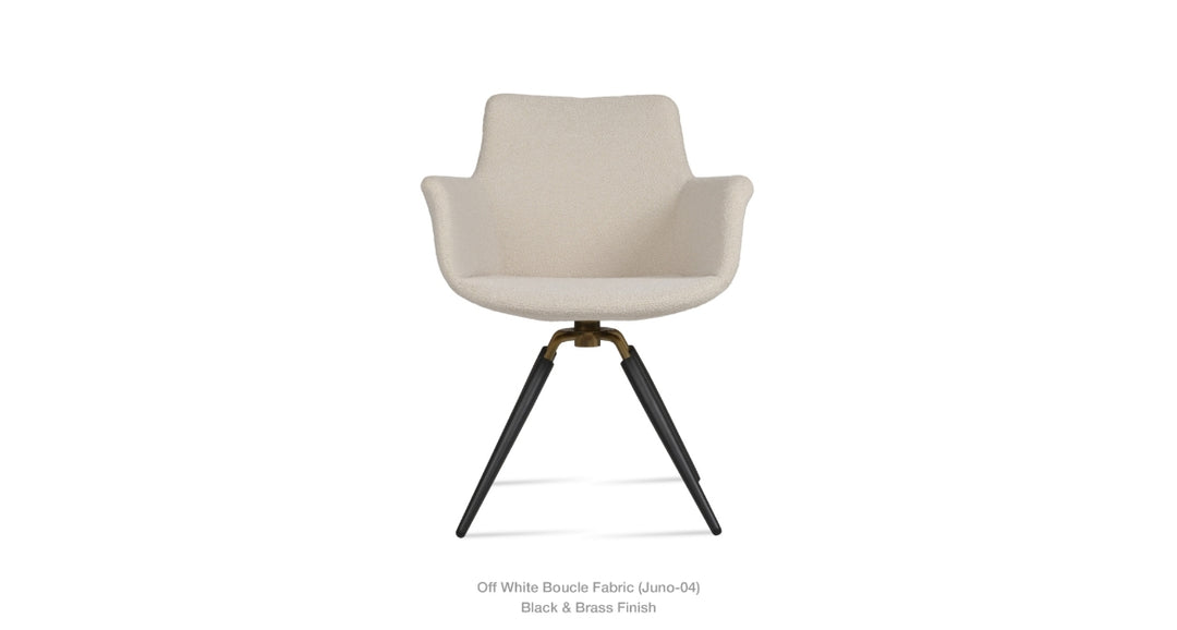 Bottega Carrot Swivel Armchair by Soho Concept
