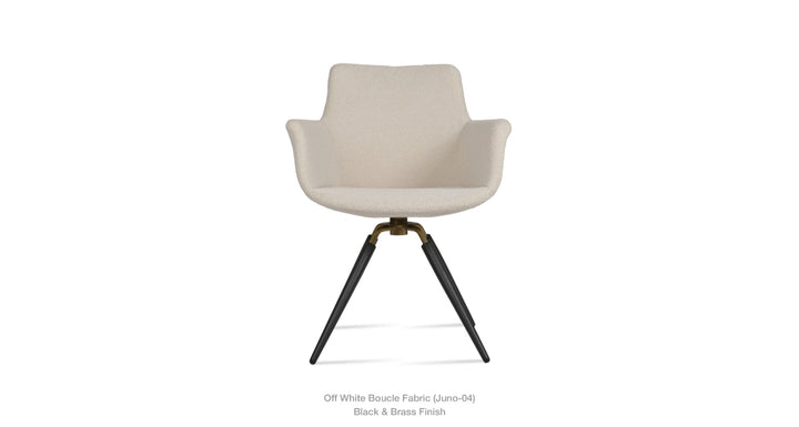 Bottega Carrot Swivel Armchair by Soho Concept