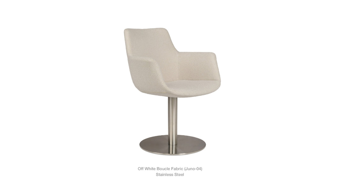 Bottega Round Swivel Armchair by Soho Concept