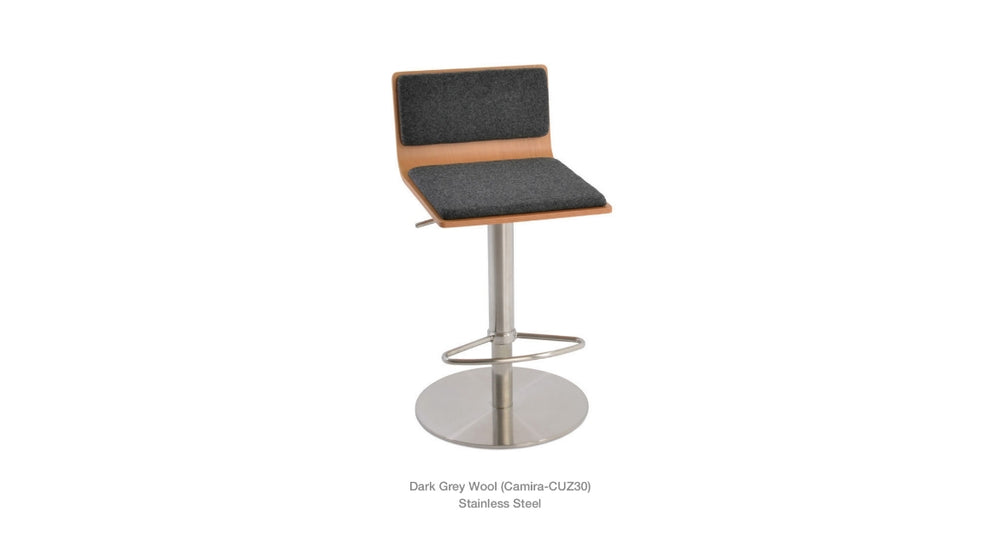 Corona Piston Plywood Seat Stool by Soho Concept