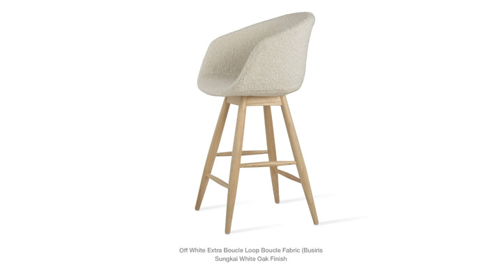 Tribeca Baba Wood Armchair Stool Soho Concept