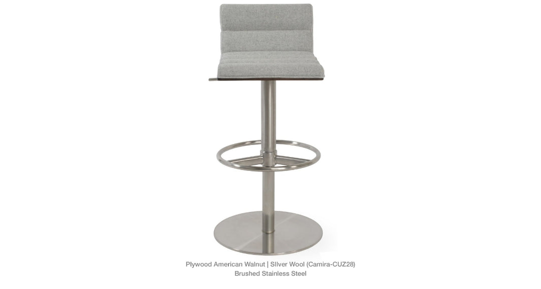 Corona Comfort Piston Swivel Stool Soho Concept
