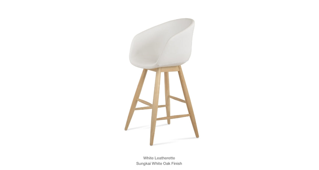 Tribeca Baba Wood Armchair Stool Soho Concept