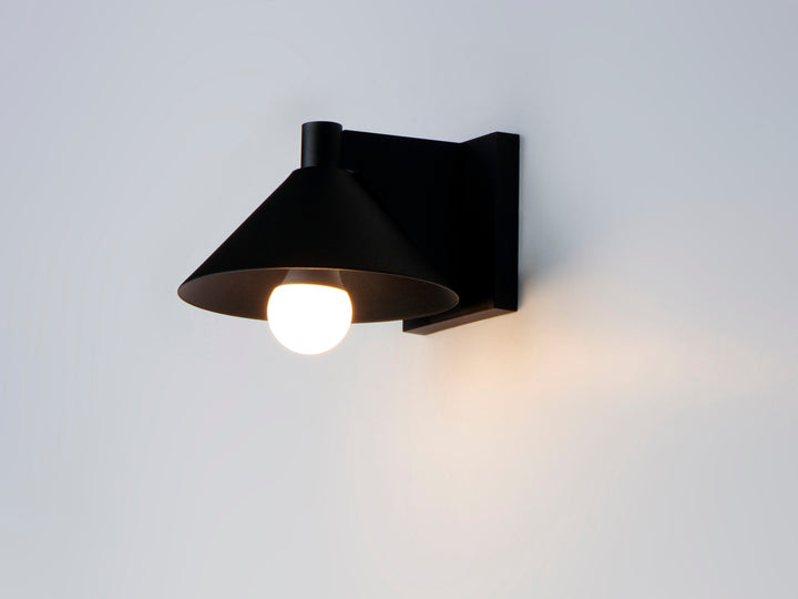 Conoid LED Conoid Large LED Outdoor Wall Sconce by Studio M Lighting – lifestyle