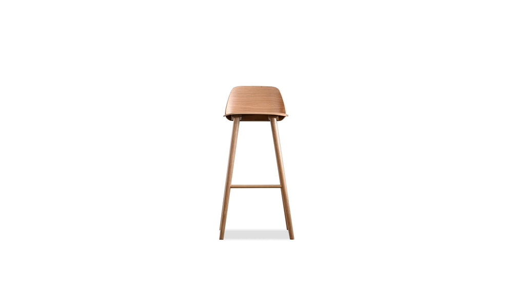 NISA Bar Stool in Natural by Mobital — view 2