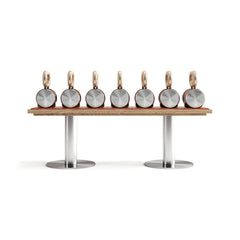 KRABA™ Kettlebell Rack — Single Tier by FYSIK — white cutout