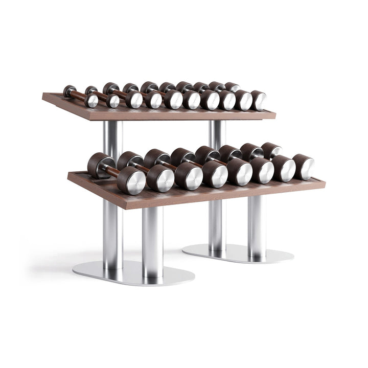 NAK™ Dumbbell Rack — Two Tier by FYSIK — white cutout