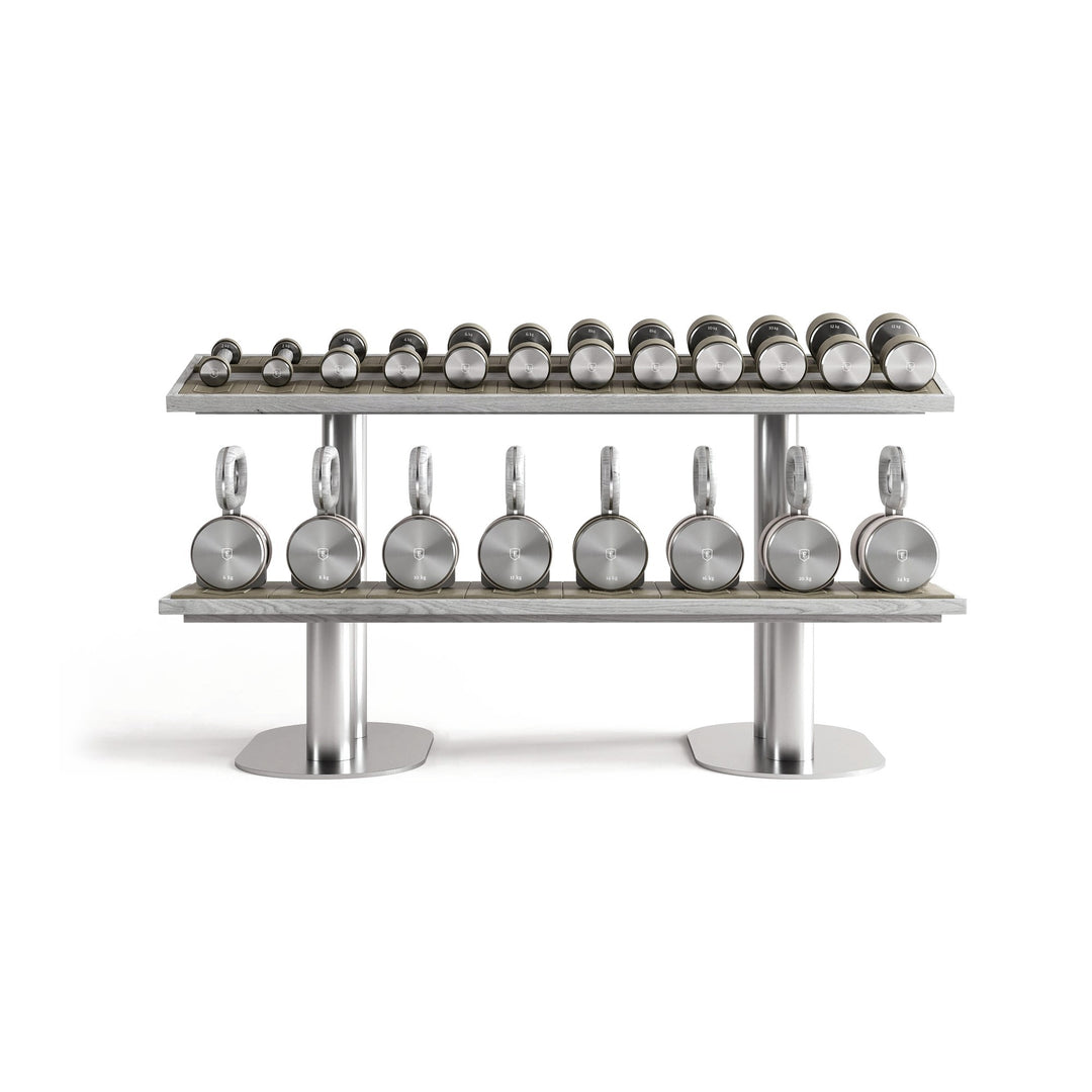 NAK™ + KRABA™ Combo Rack — Two Tier by FYSIK — white cutout