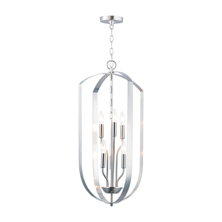Provident 6-Light Chandelier 160039 by Studio M Lighting in Satin Nickel