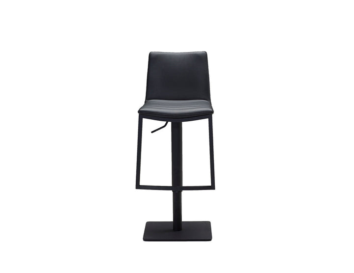 RAVEN Hydraulic Stool in Black by Mobital — view 2