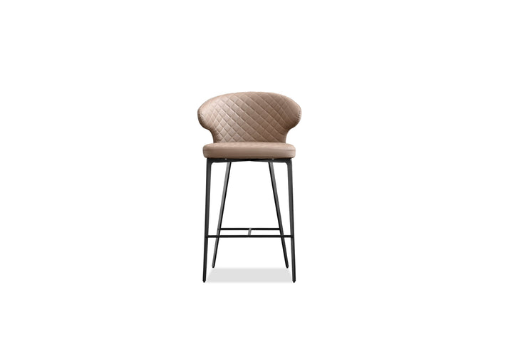 HUG Counter Stool in Russet Brown by Mobital — view 2