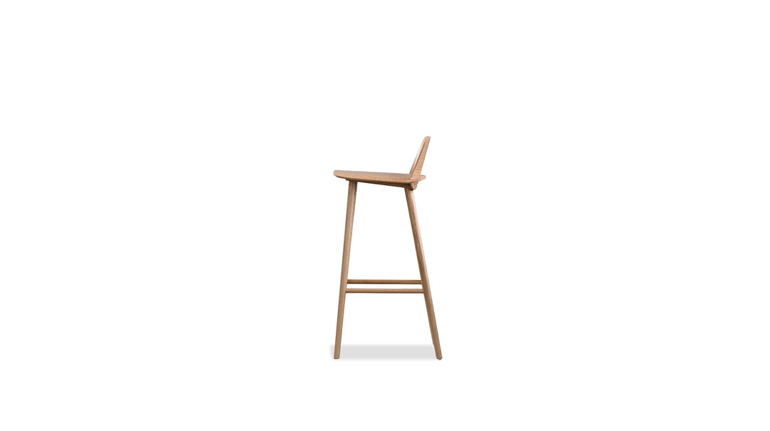 NISA Bar Stool in Natural by Mobital — view 3