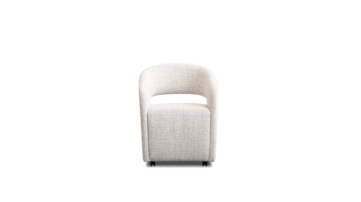 SAINT Dining Chair with Castors by Mobital — view 2