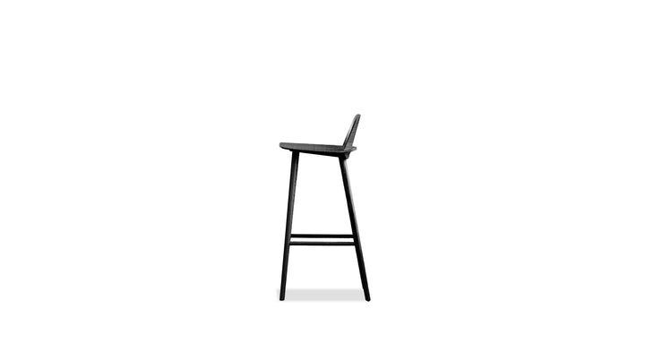 NISA Bar Stool in Black by Mobital — view 3