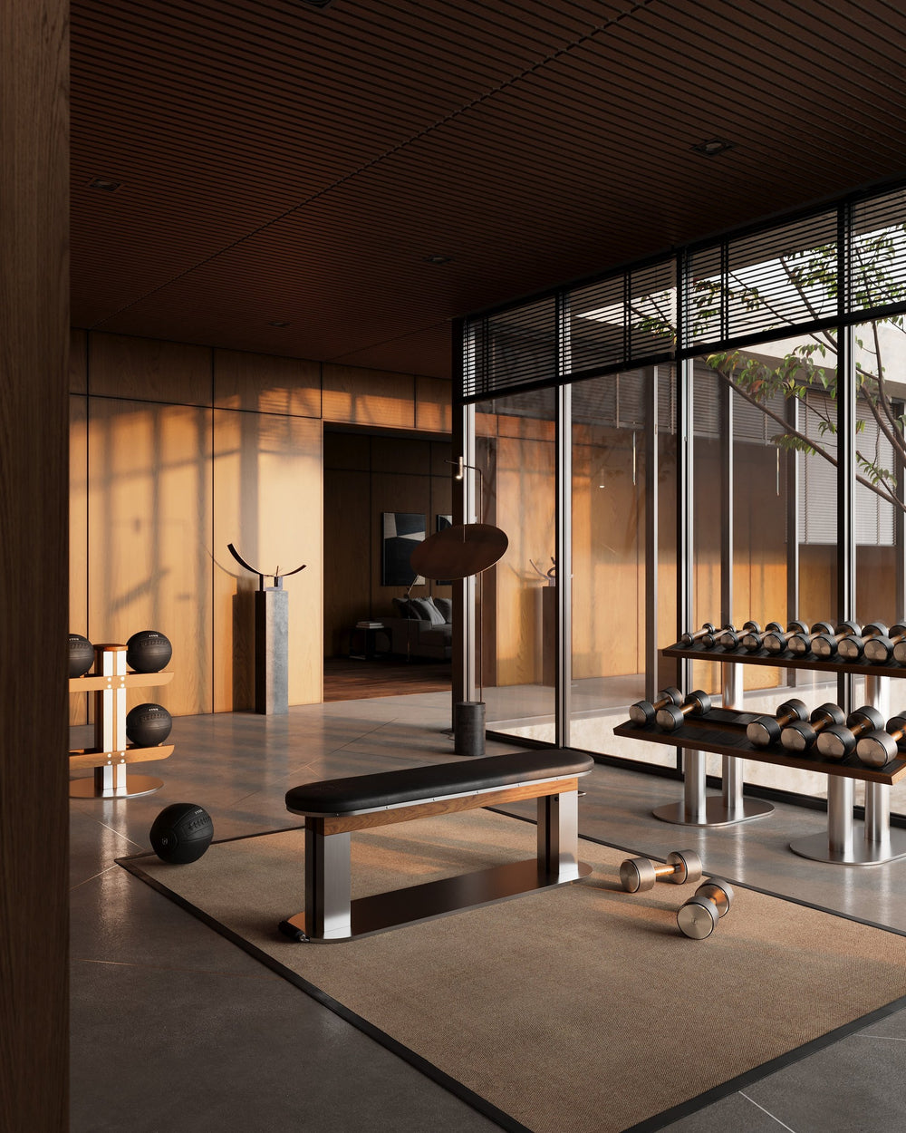 NANG™ Flat Weight Bench by FYSIK — lifestyle