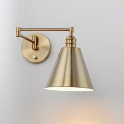 Library Wall Sconce Horizontal Swing Arm by Studio M Lighting – lifestyle
