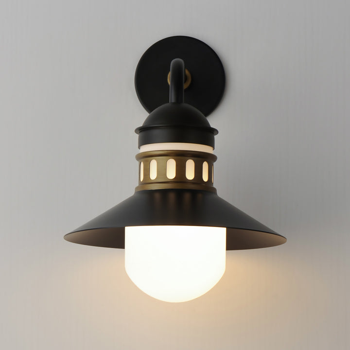 Admiralty 1-Light Outdoor Wall Sconce 365124 by Studio M Lighting – lifestyle