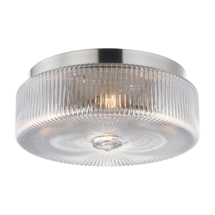 Kasbah 4-Light Flush Mount by Studio M Lighting in Satin Nickel