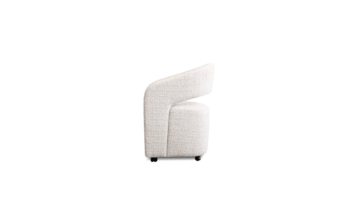 SAINT Dining Chair with Castors by Mobital — view 3